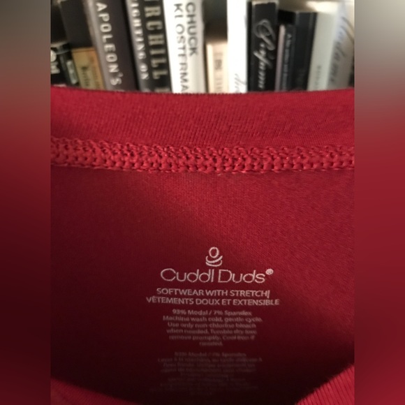 Like New Cuddl Duds Softwear Stretch Long Sleeve Crew Neck Base Layer Tee M - Picture 2 of 13